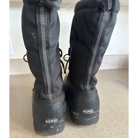Sorel Youth Glacier XT Winter Boots Black size 5 - Picture 3 of 8